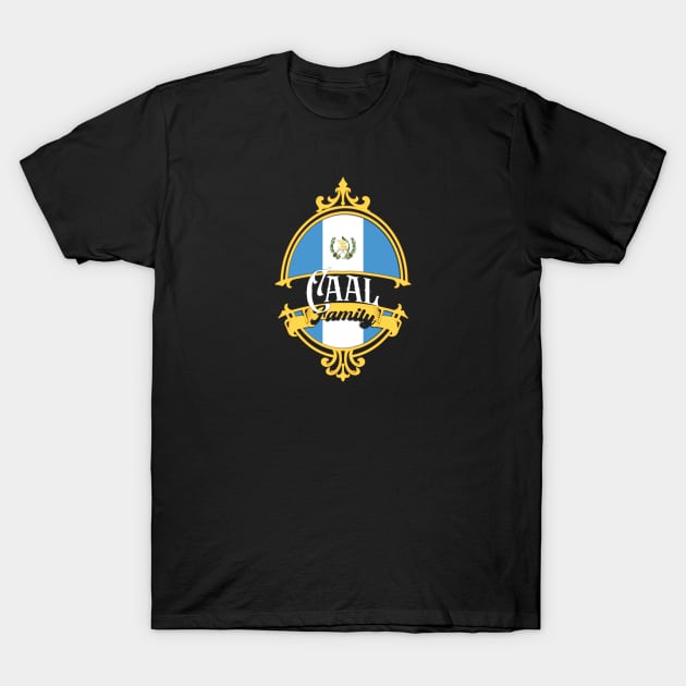 Caal Family - Guatemala flag T-Shirt by Coqui Tees